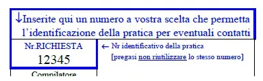 Numerazione moduli